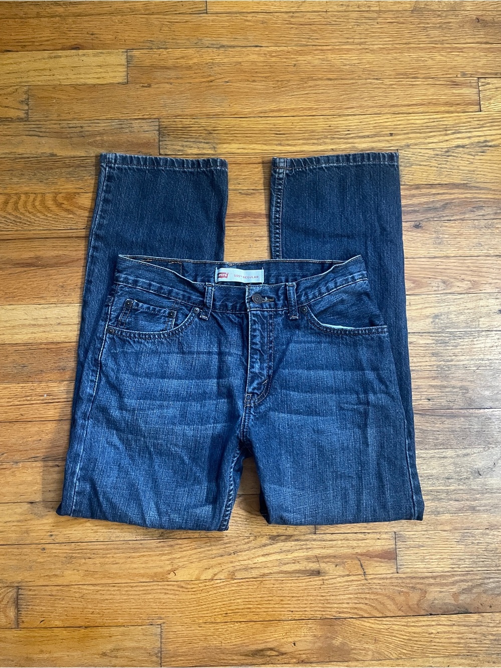 Vintage Levi's Women’s Straight Dark Indigo Jeans